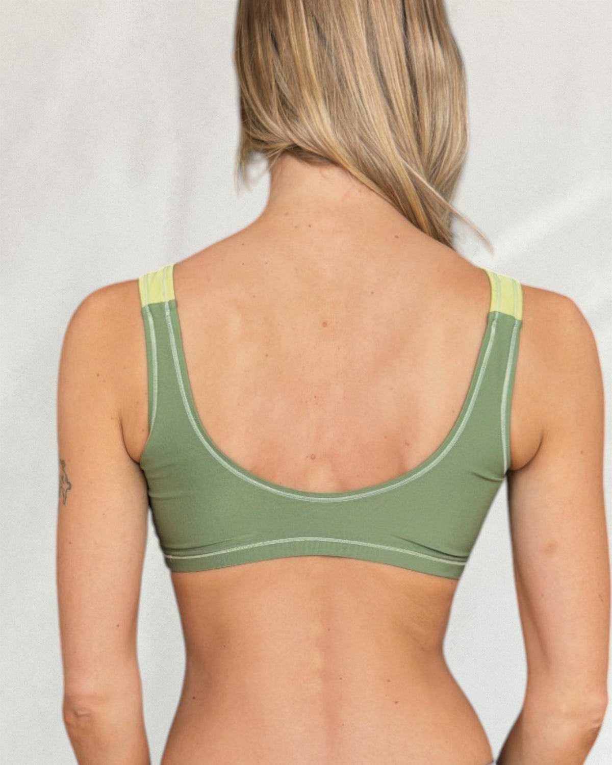 Nike Green Two-Tone Bra