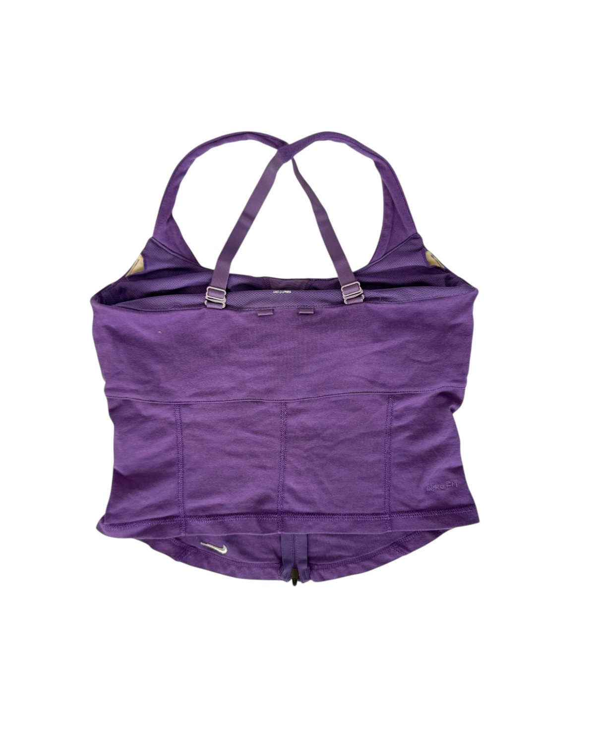 Nike Japan Purple Glitter Zip-Up Top