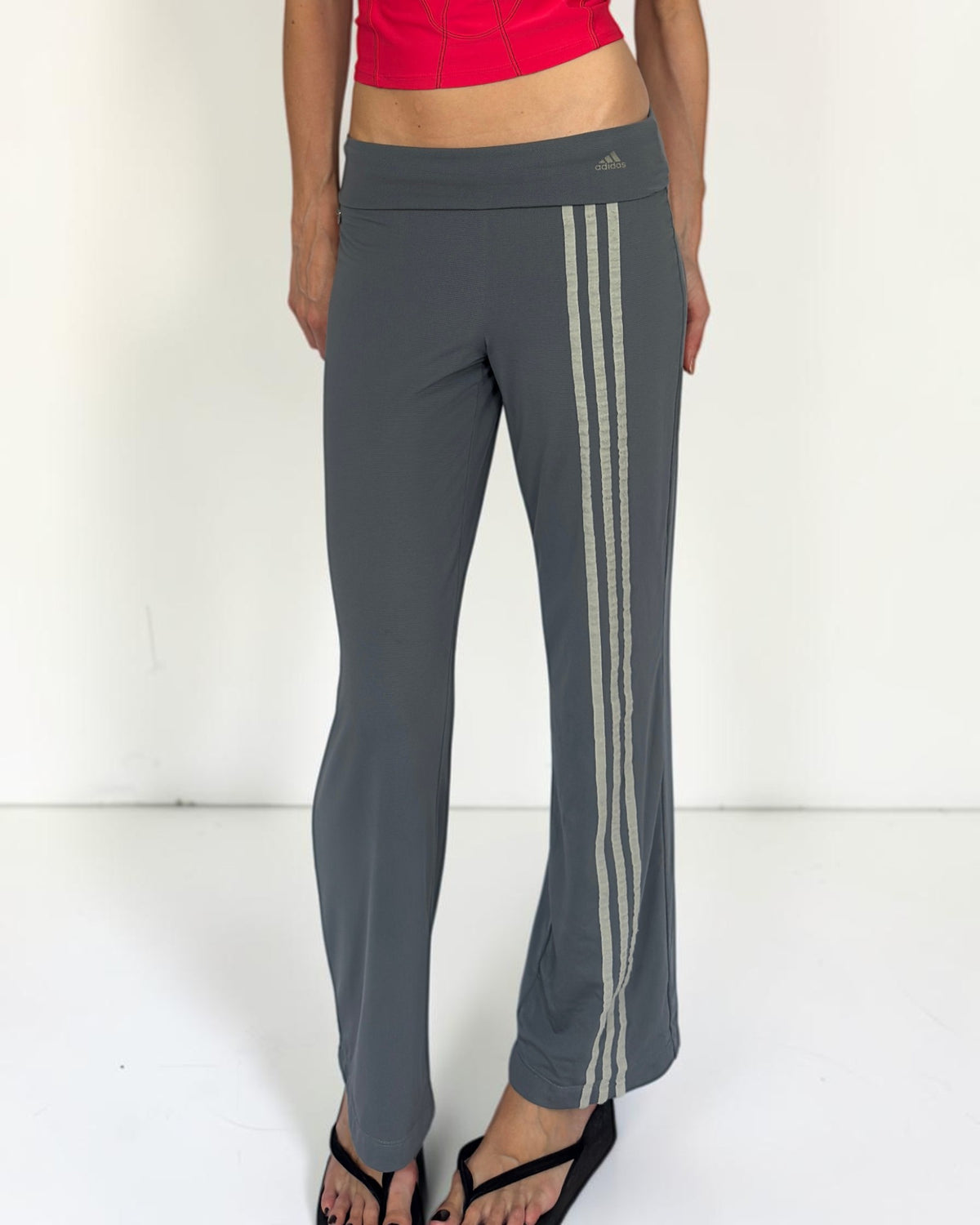 Adidas ClimaCool Grey Flared Leggings