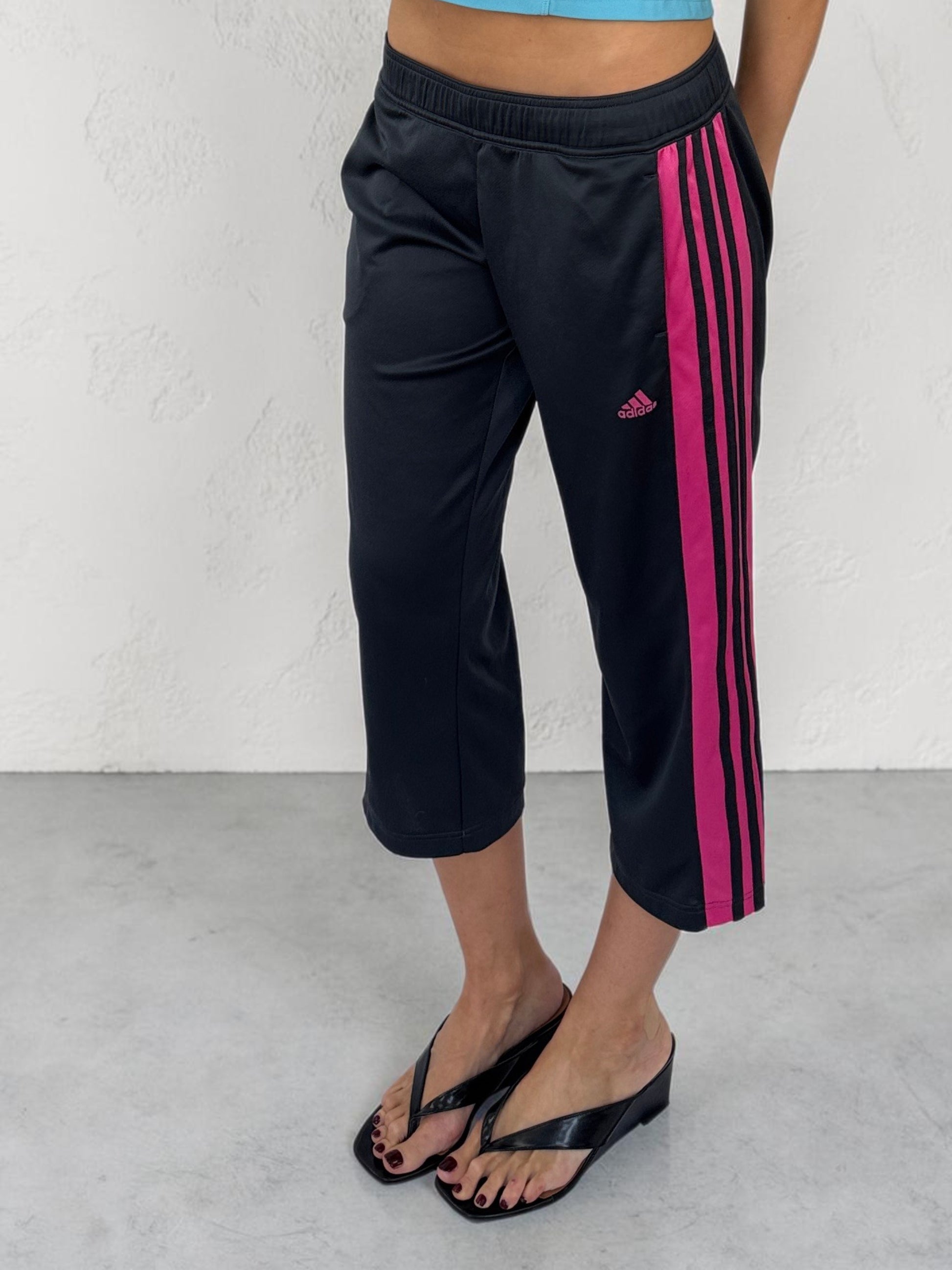 Adidas Wide Pink Stripe Caprifront