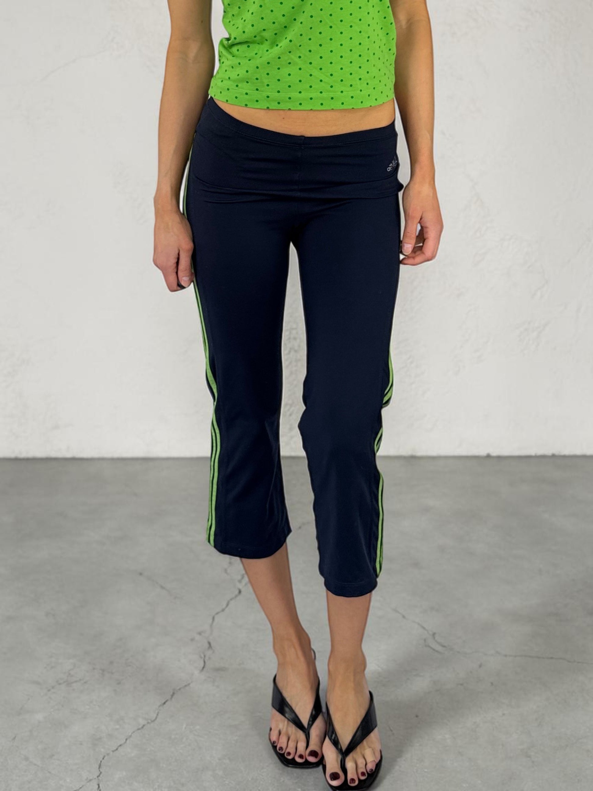 Adidas_green_strip_capri_side_front