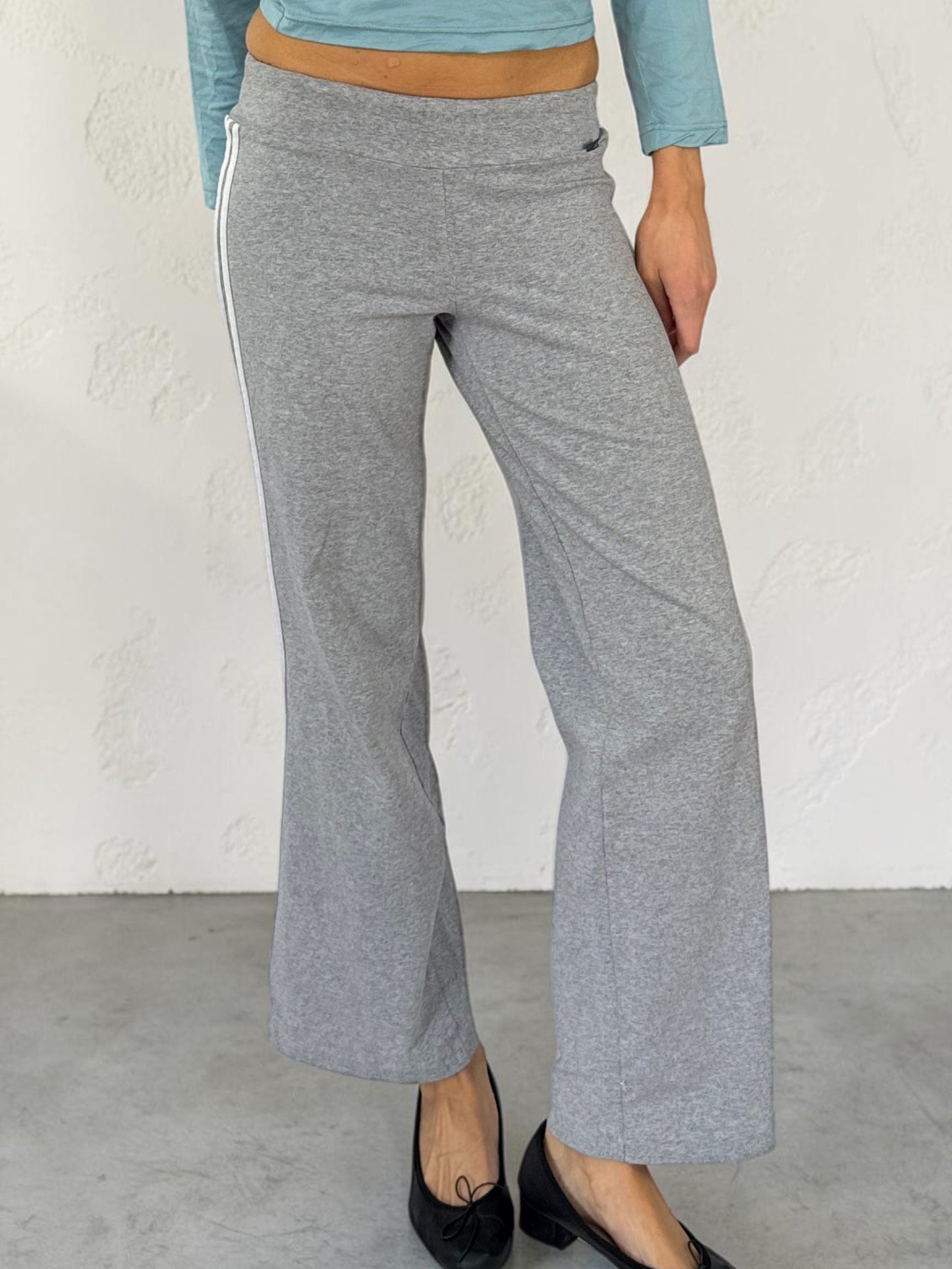Adidas grey sweatpants front