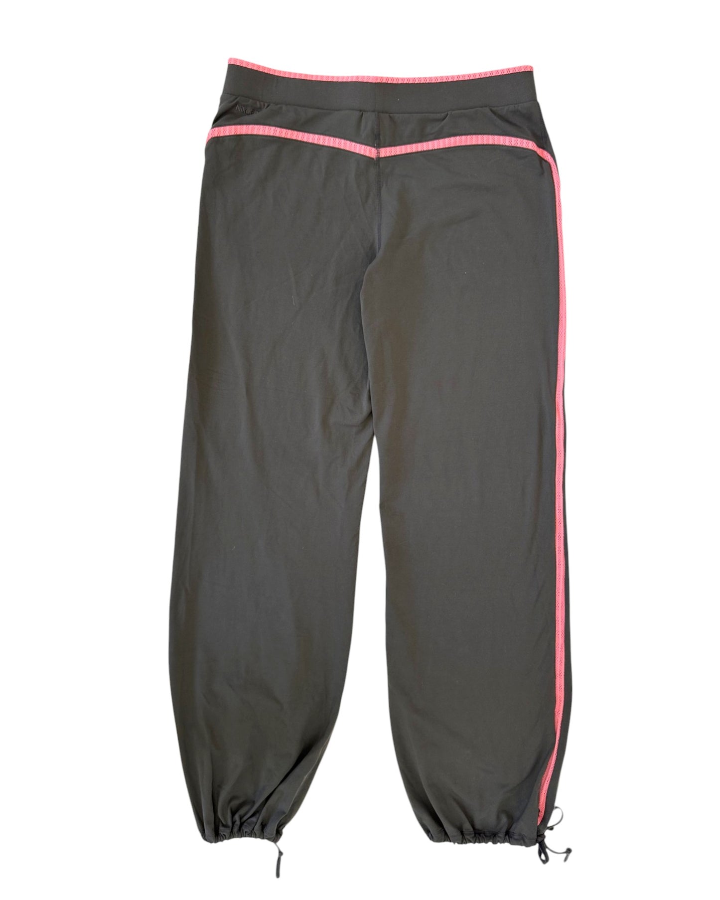 Nike Pink Pointelle Adjustable Yoga Pants