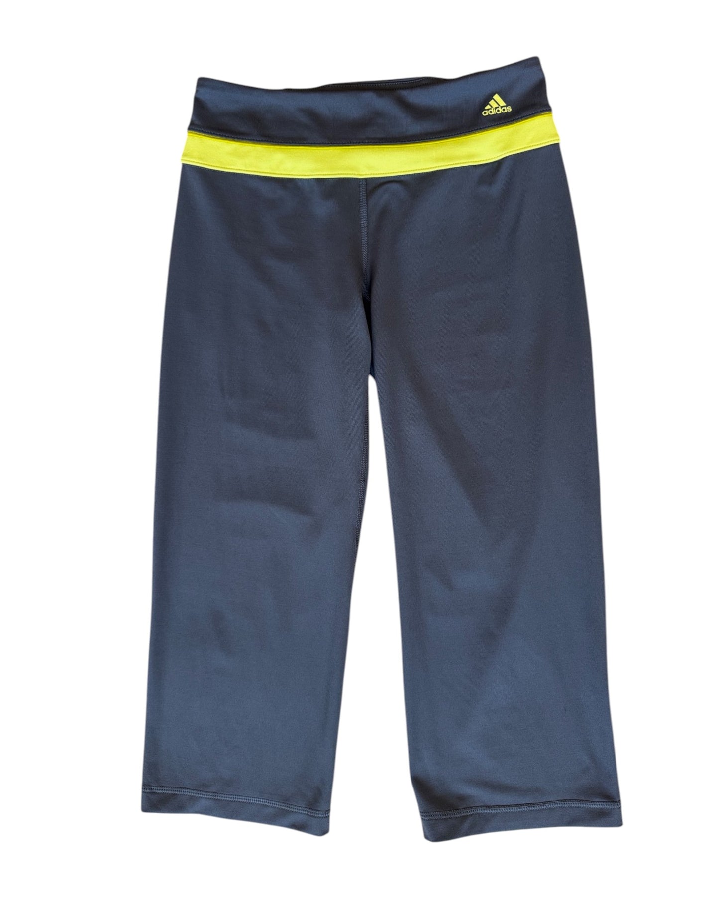 Adidas Yellow Stripe Capri
