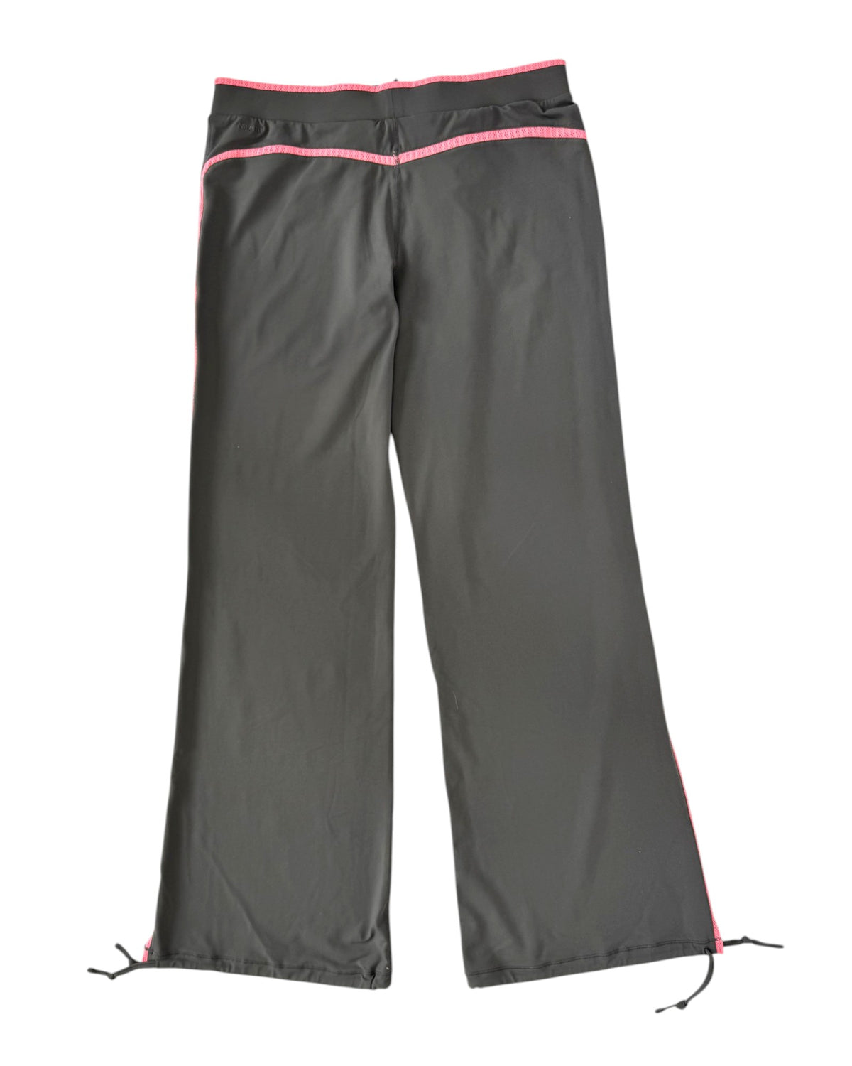 Nike Pink Pointelle Adjustable Yoga Pants