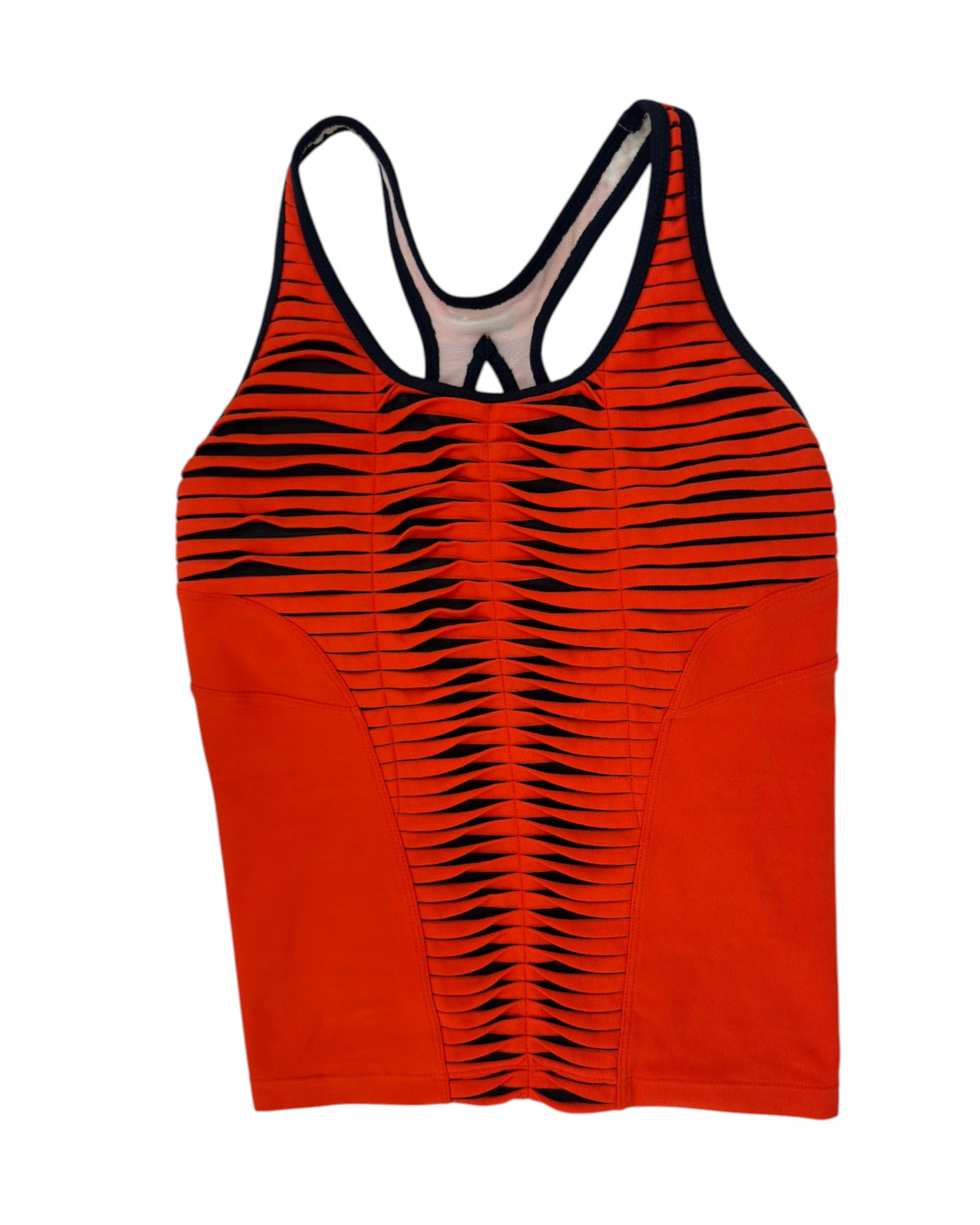 Nike Twisted Front Orange Top