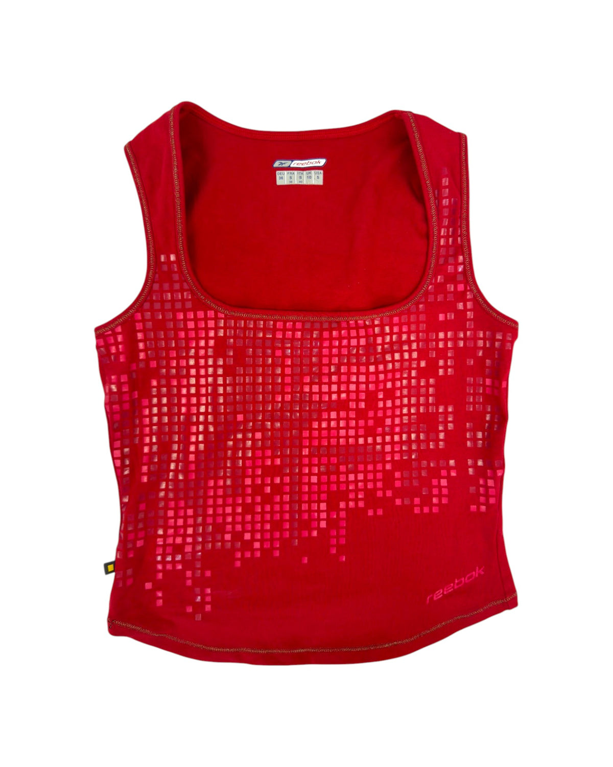 Reebok Red Shiny Tank