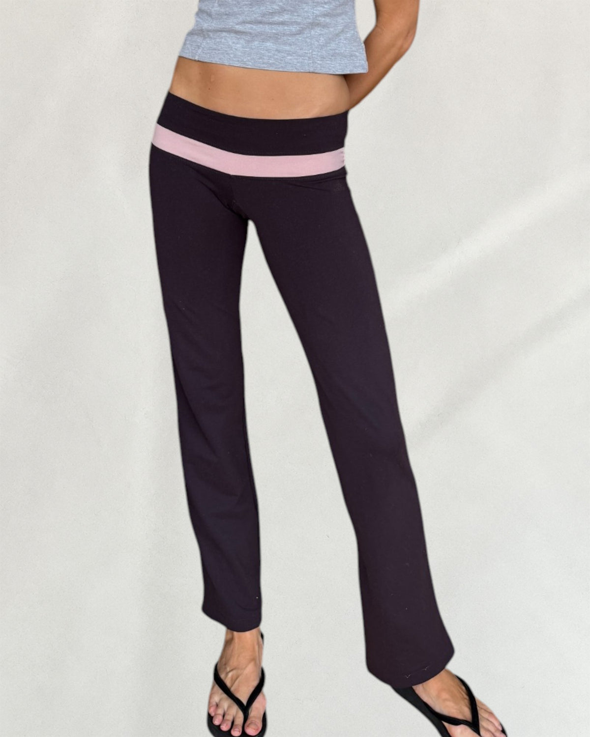 Adidas Burgundy & Rose Flared Leggings