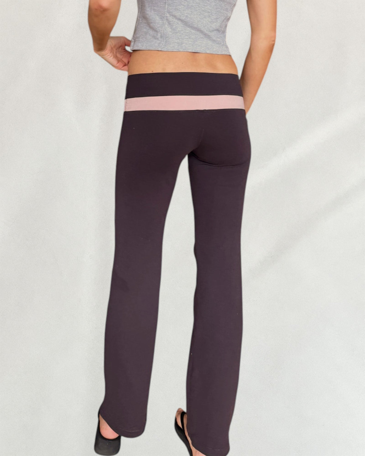 Adidas Burgundy & Rose Flared Leggings