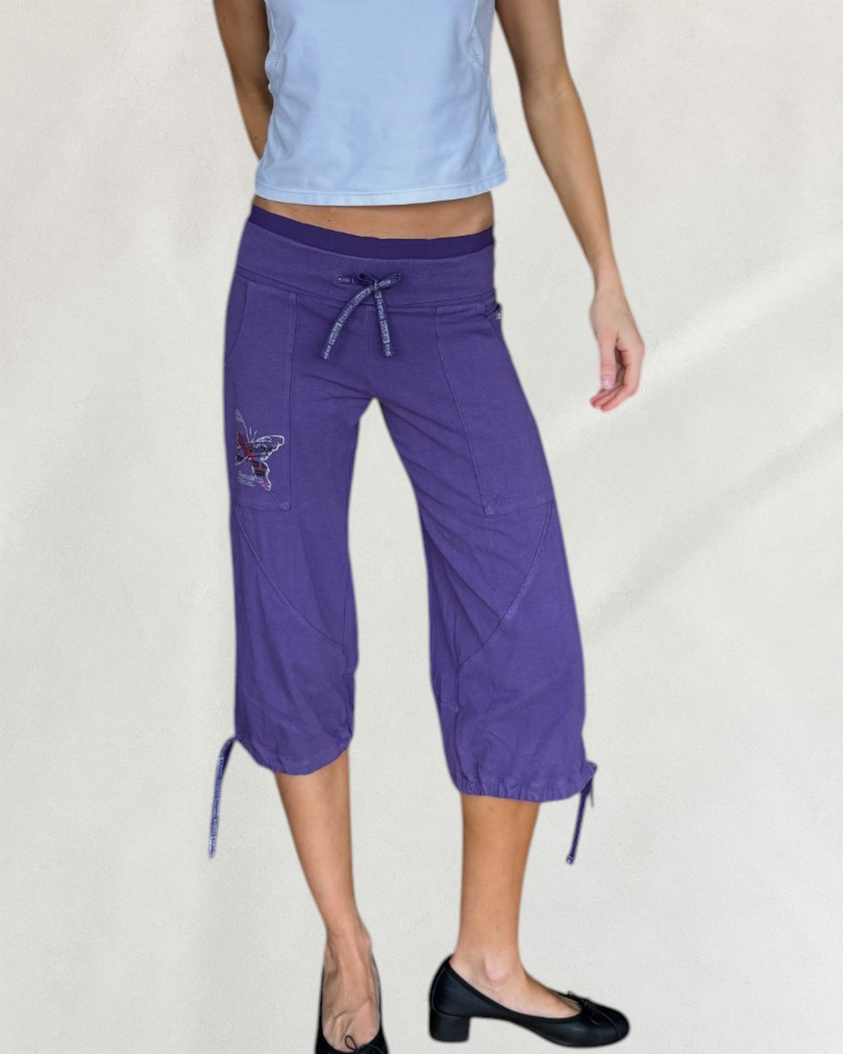 Reebok Purple Capri