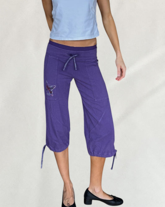 Reebok Purple Capri