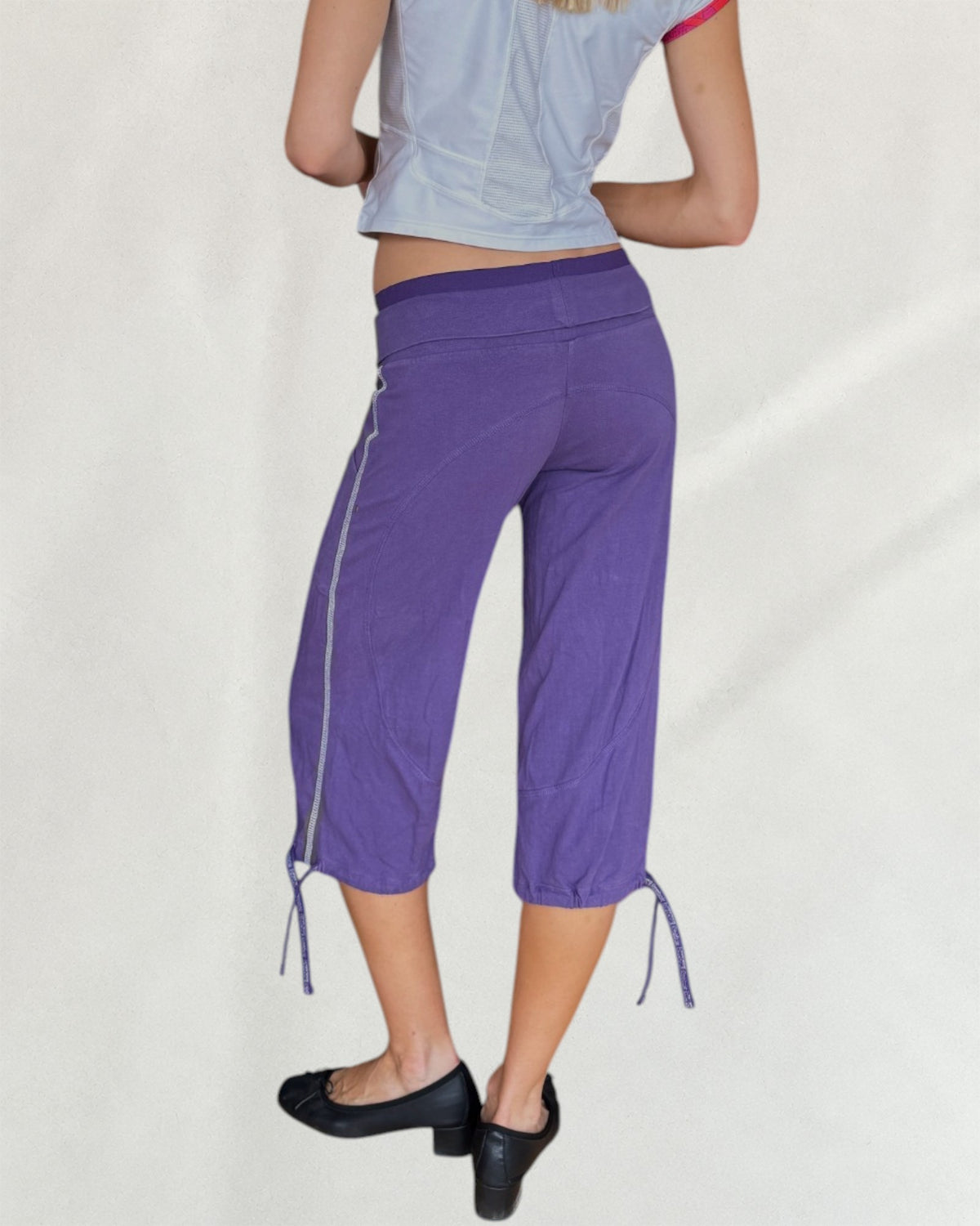 Reebok Purple Capri