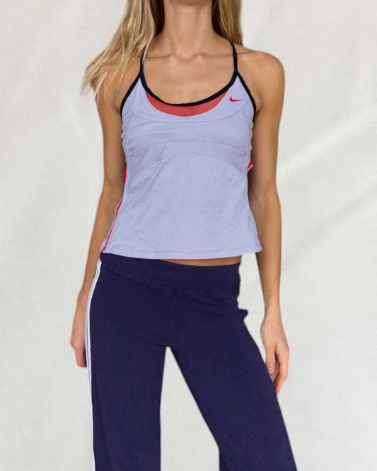 Nike Lilac Mesh Detail Top