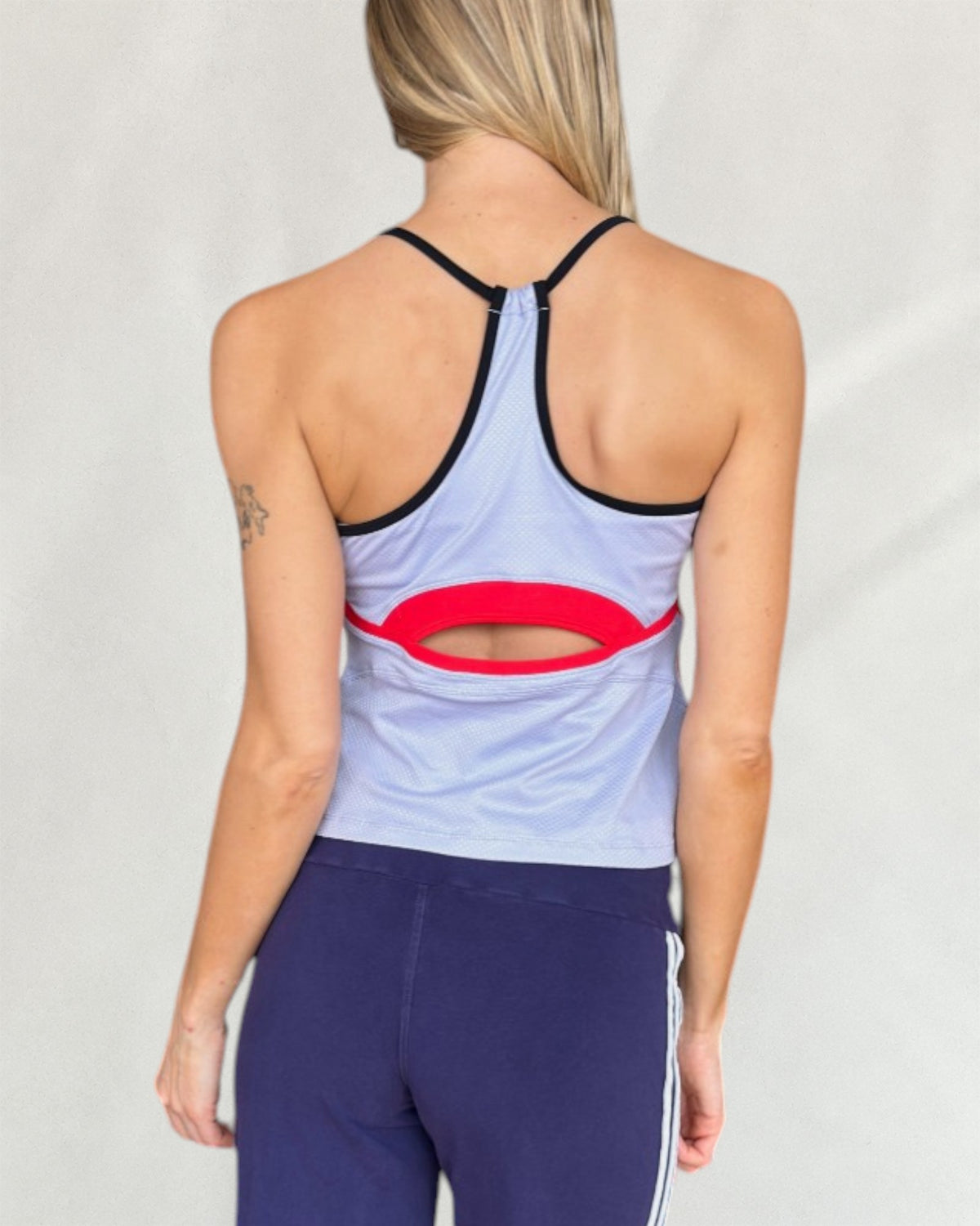 Nike Lilac Mesh Detail Top