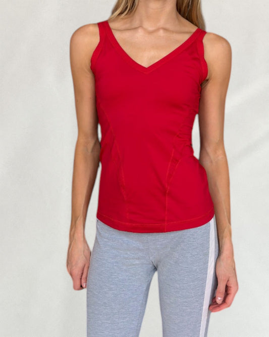 Adidas x Stella McCartney Red Top