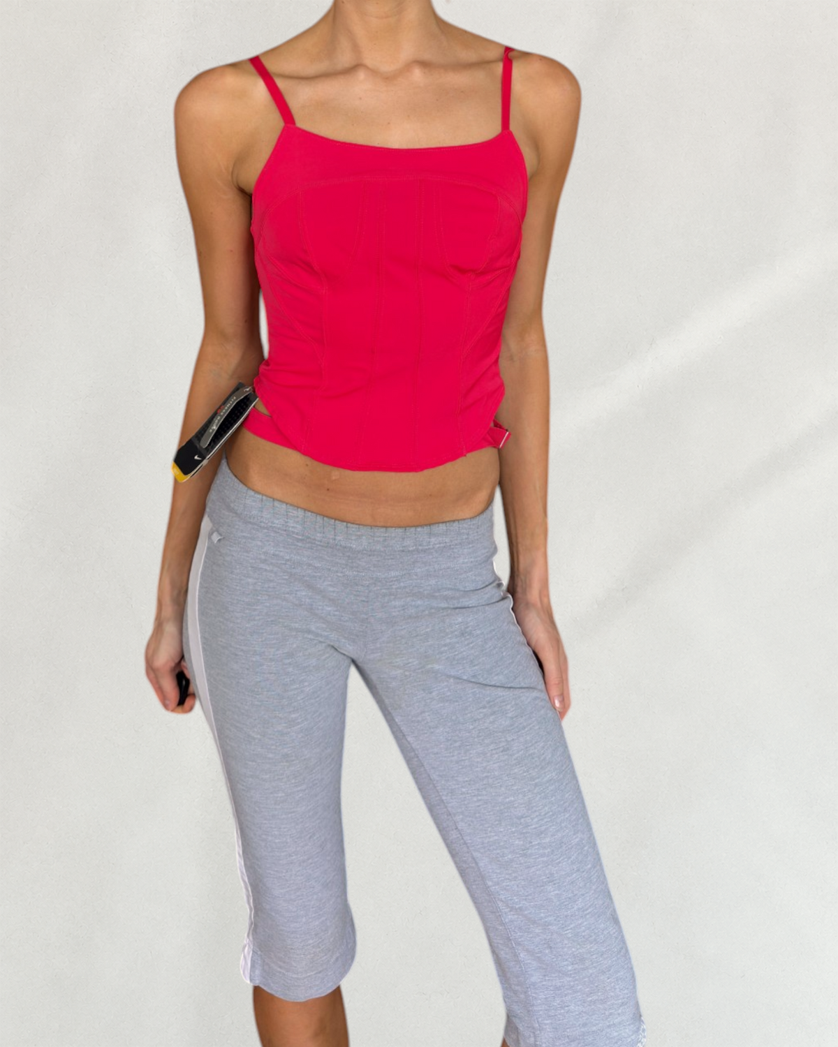 Nike x Rihanna Pink Corset-Style Top