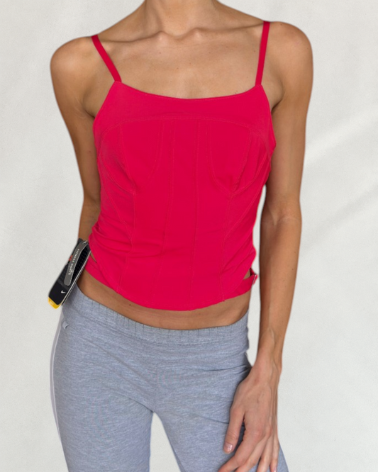 Nike x Rihanna Pink Corset-Style Top