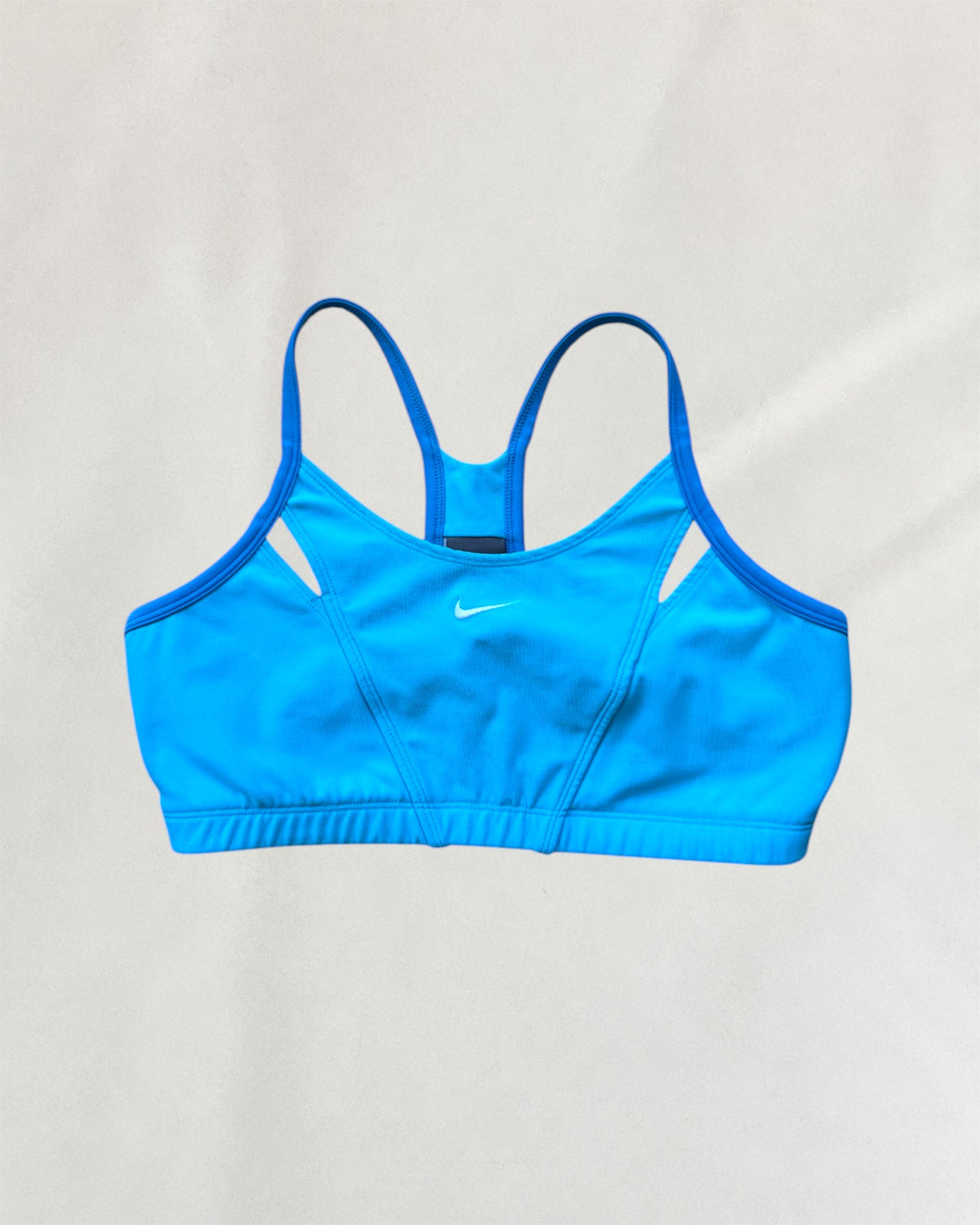 Nike Light Blue Cut-Out Bra