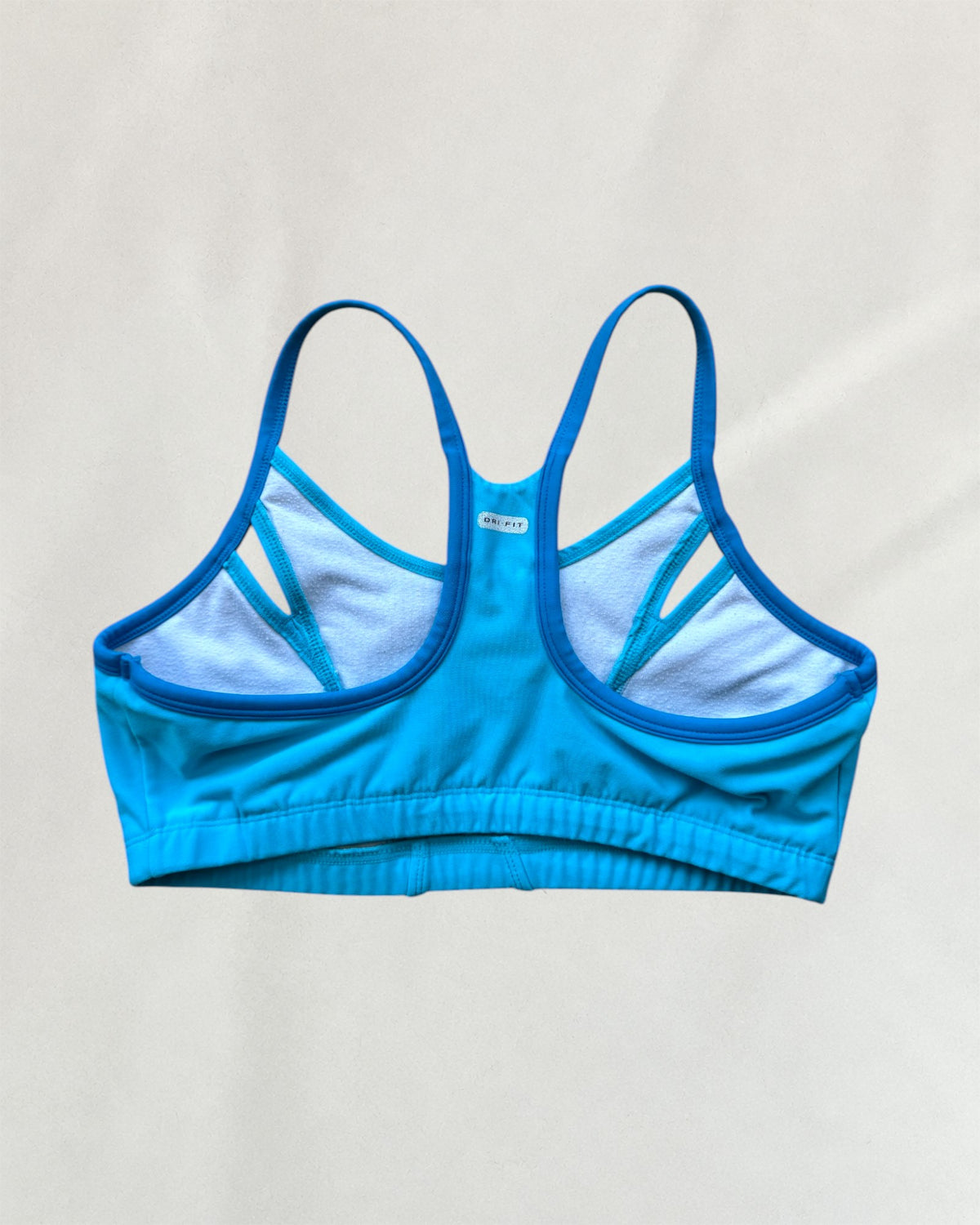 Nike Light Blue Cut-Out Bra