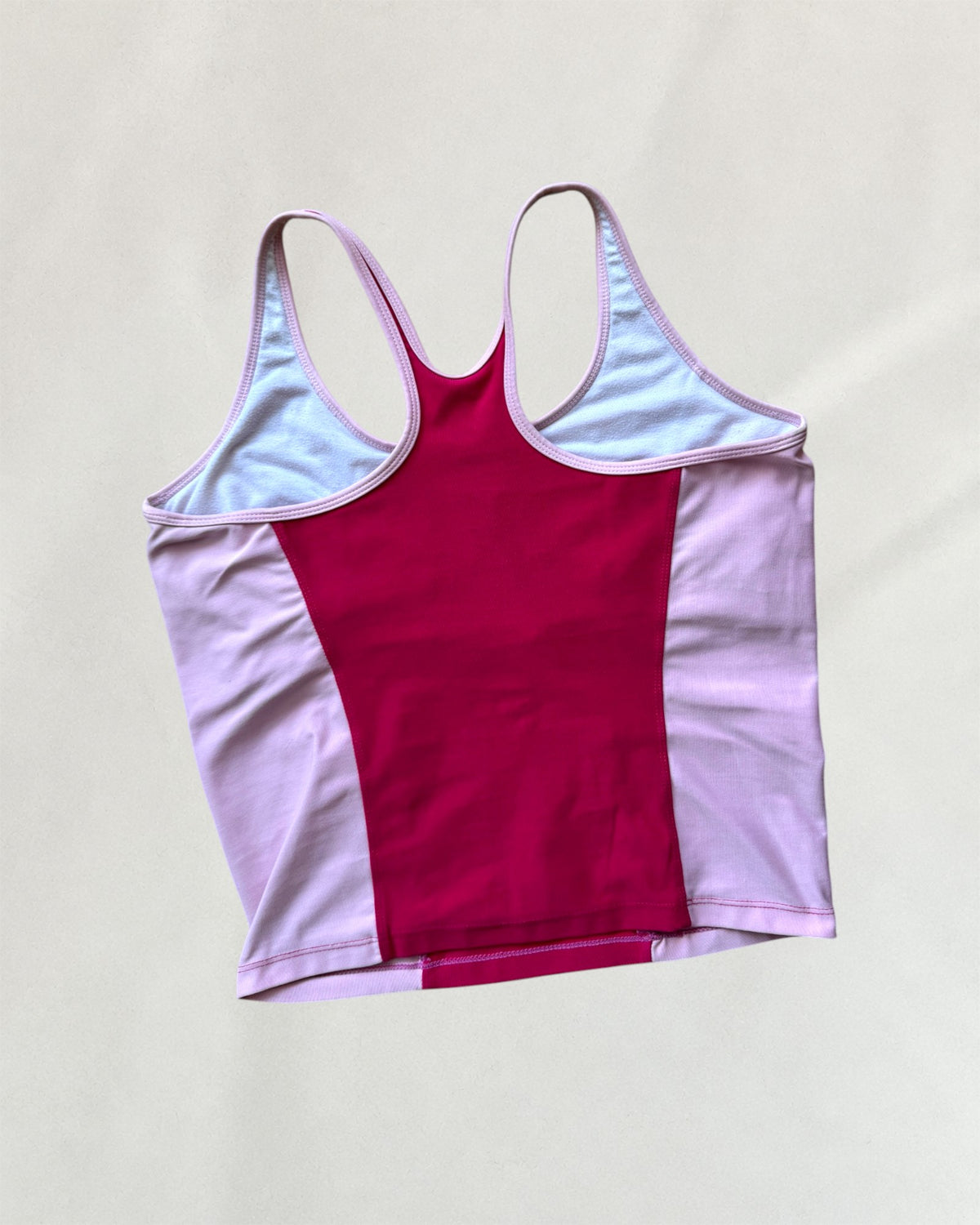 Nike Blush Pink Striped Top