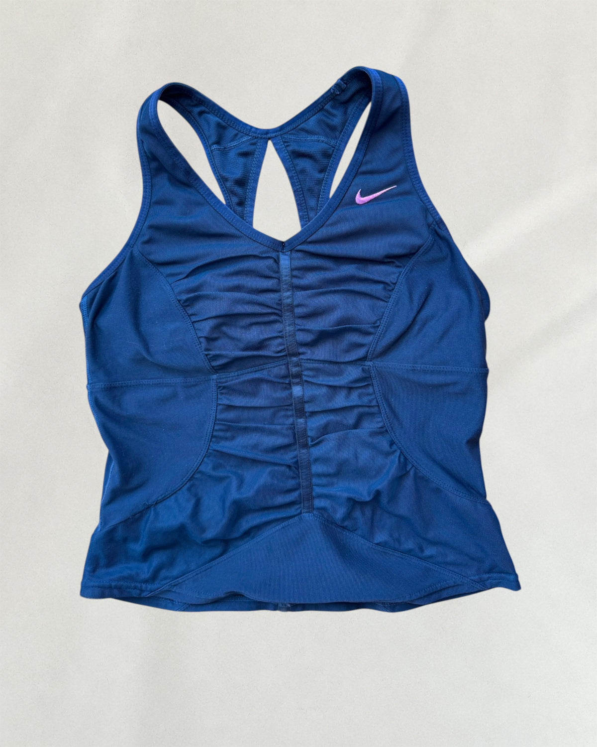Nike Black Rouched Top