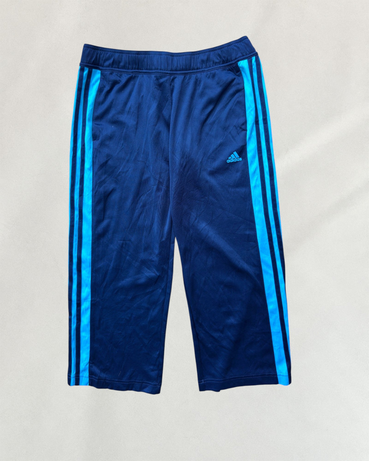 Adidas Bermuda With Turquoise Stripes