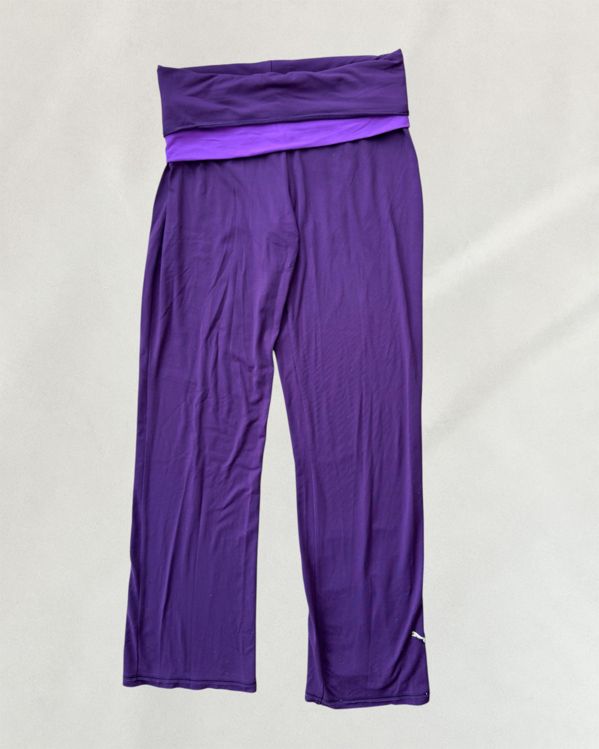 Puma Foldover Purple Leggings