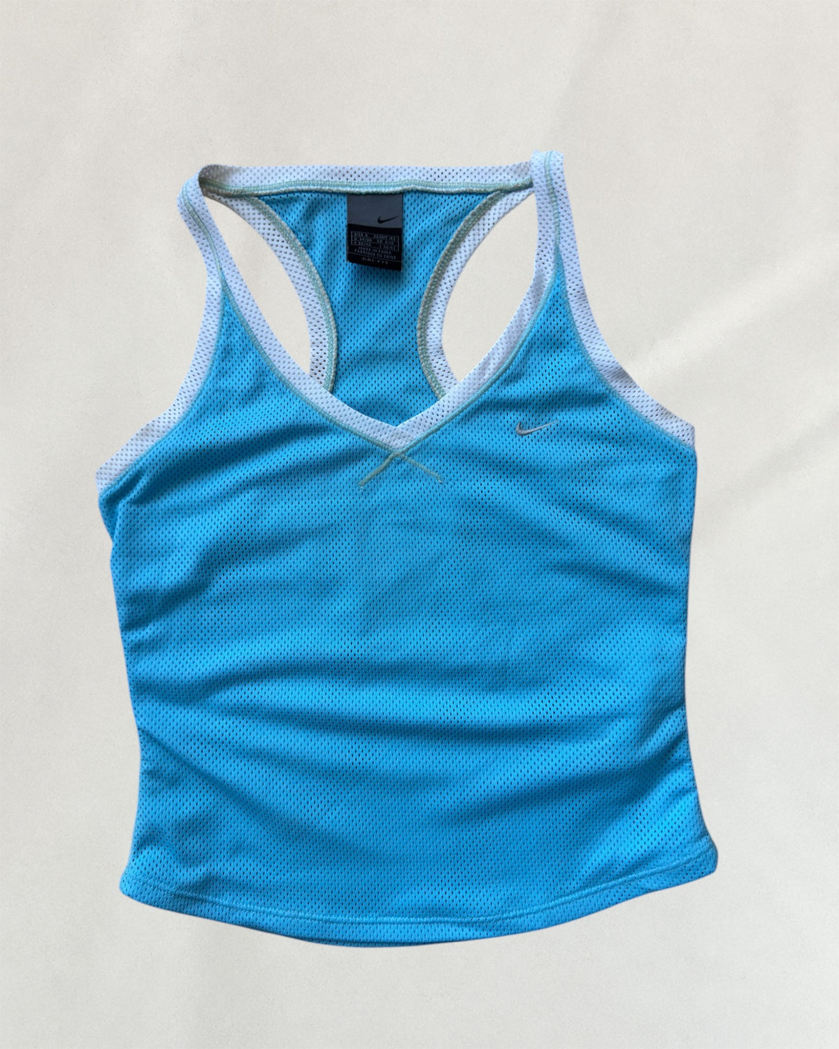 Nike Turquoise Mesh Tank Top