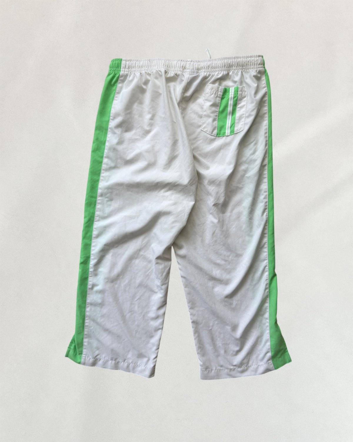 Nike White & Green Bermudas