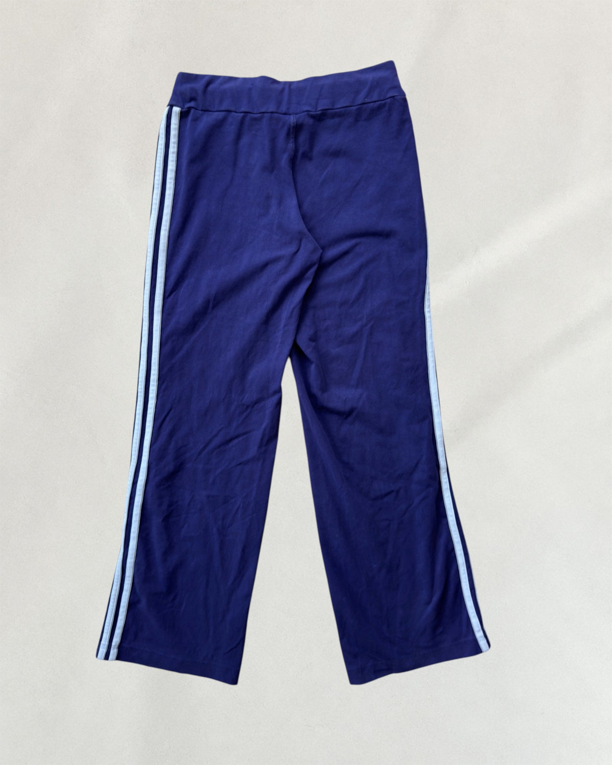 Purple Adidas Wide-Leg Pants