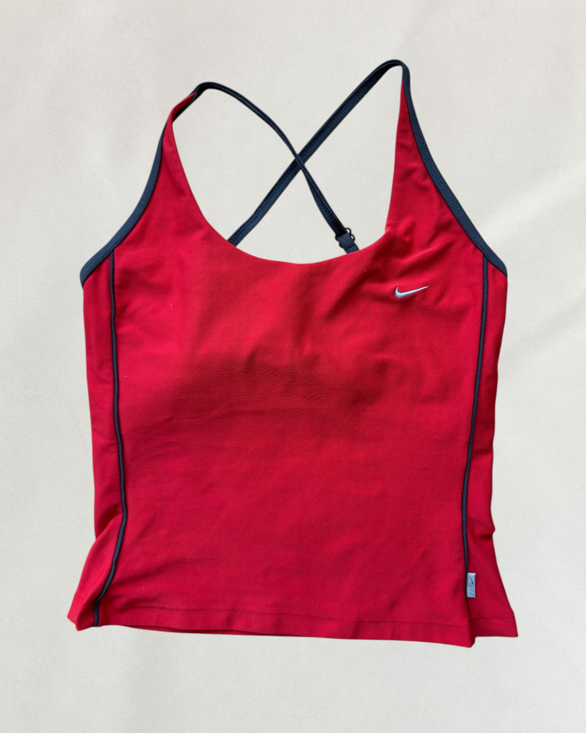 Red Criss-Cross Nike Top