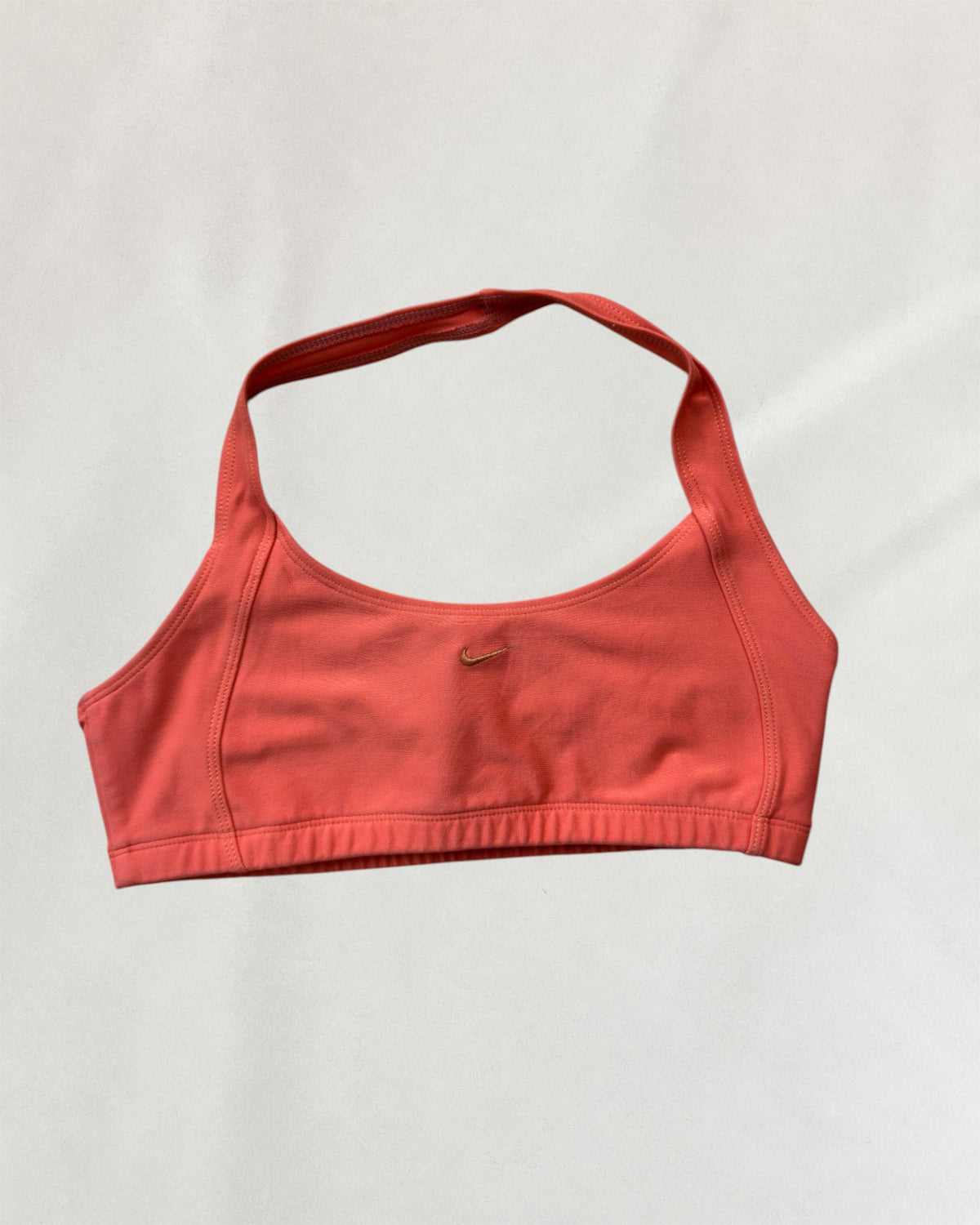 Nike Orange Halterneck Sports Bra