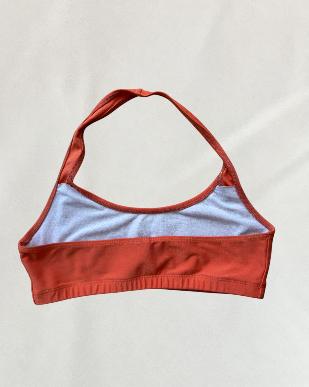 Nike Orange Halterneck Sports Bra