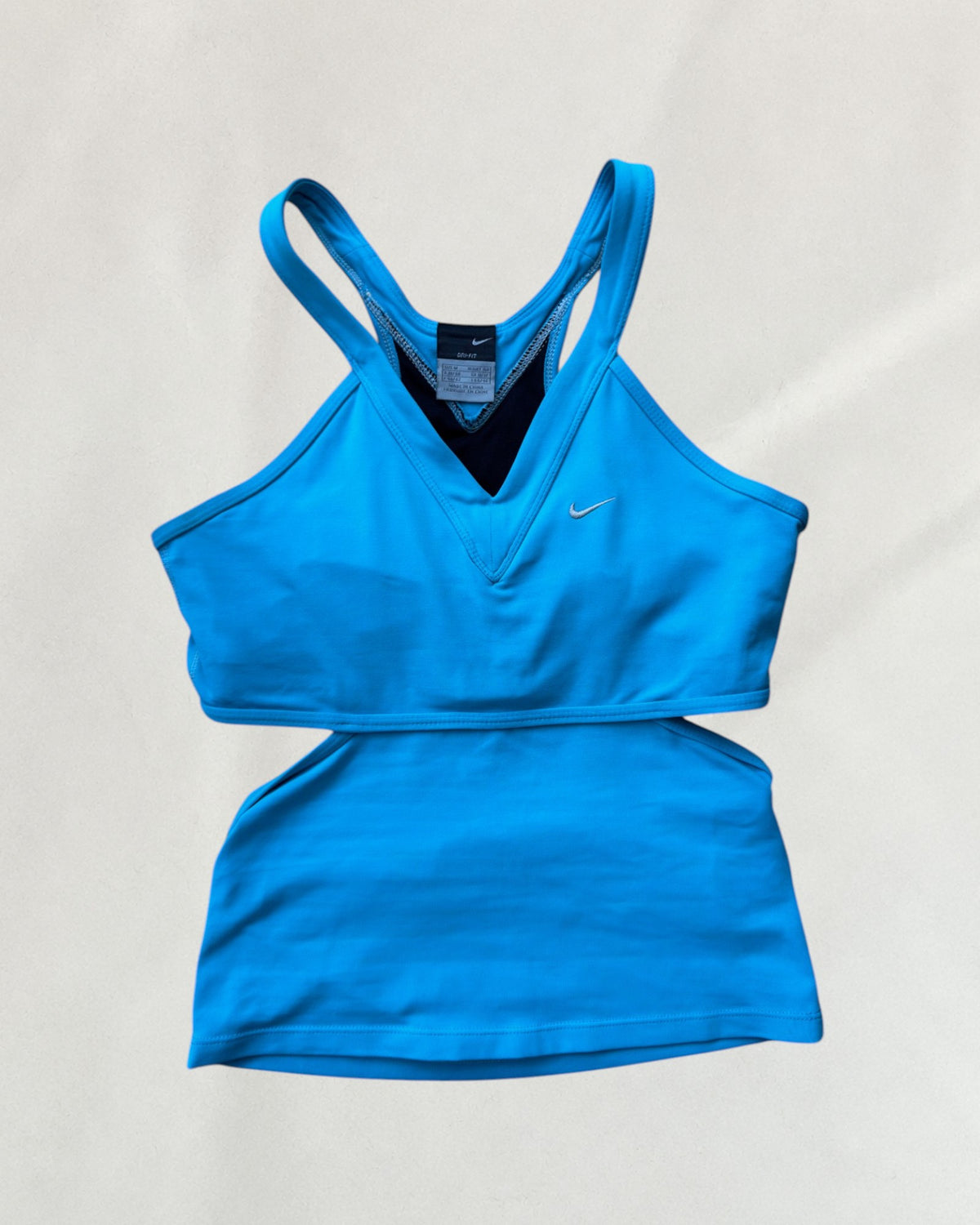 Nike Turquoise Cut-Out Top