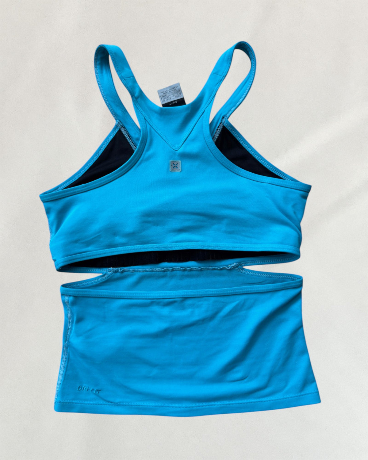 Nike Turquoise Cut-Out Top