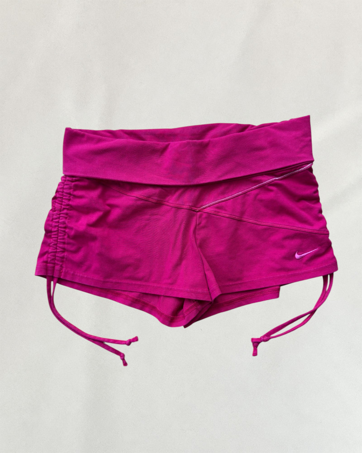 Red Cinch Nike Foldover Shorts