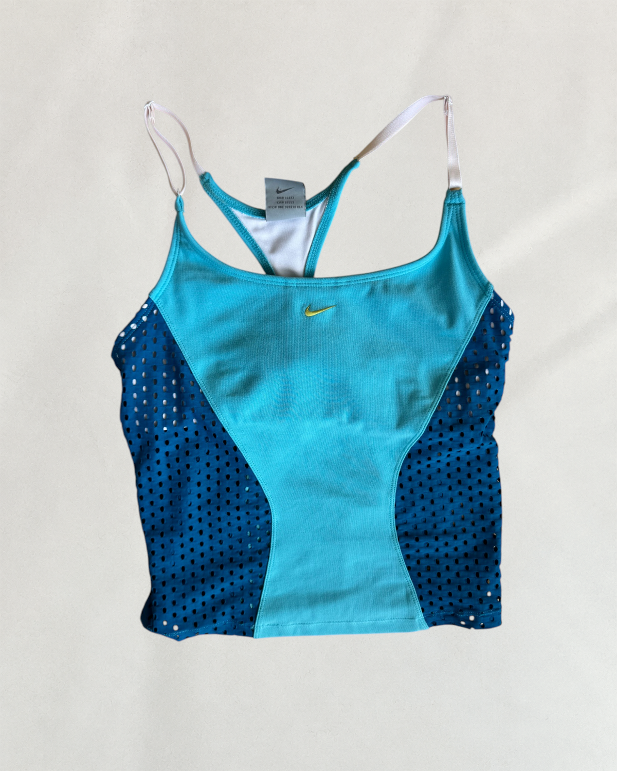 Blue Mesh Nike Top