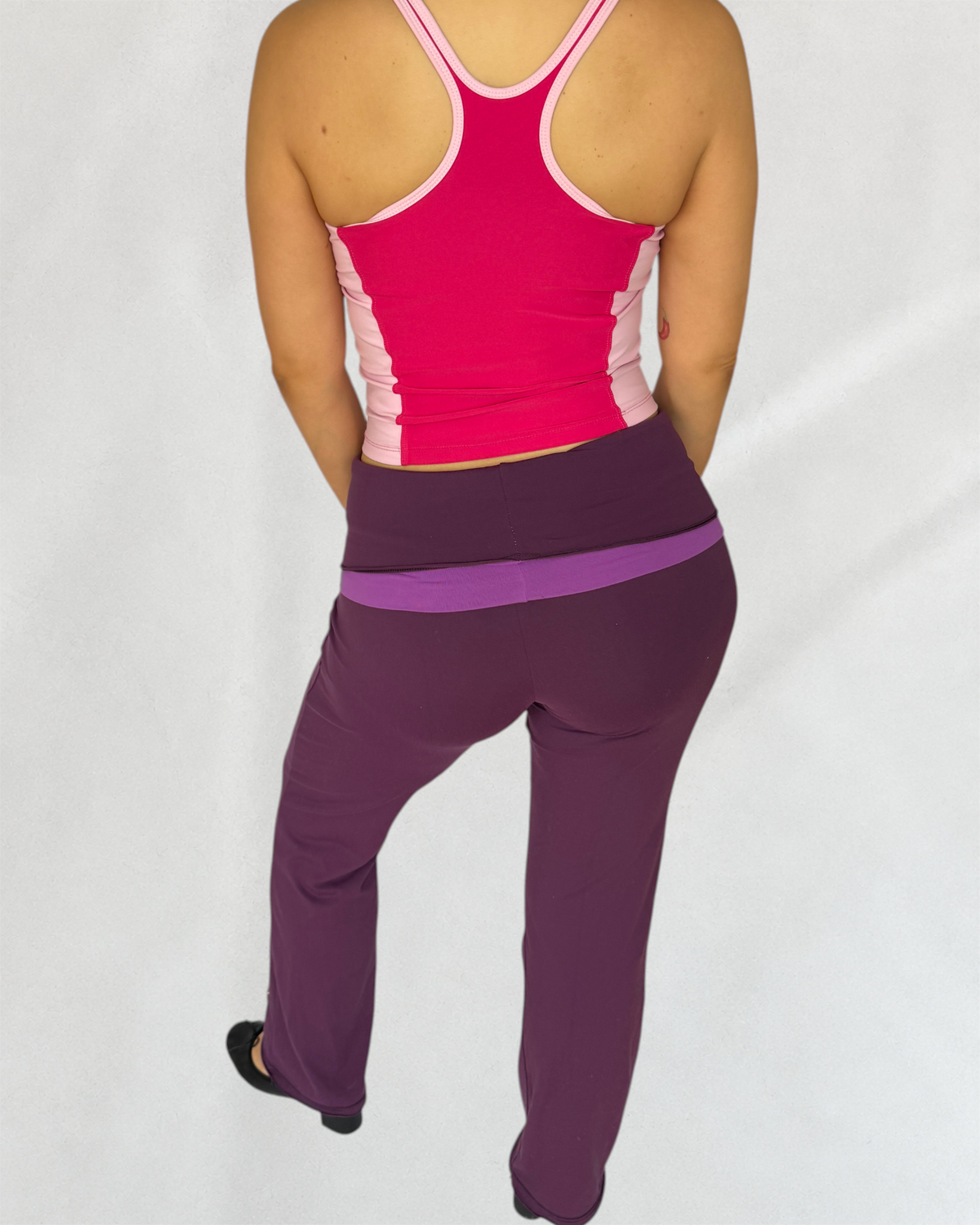 Puma Foldover Purple Leggings