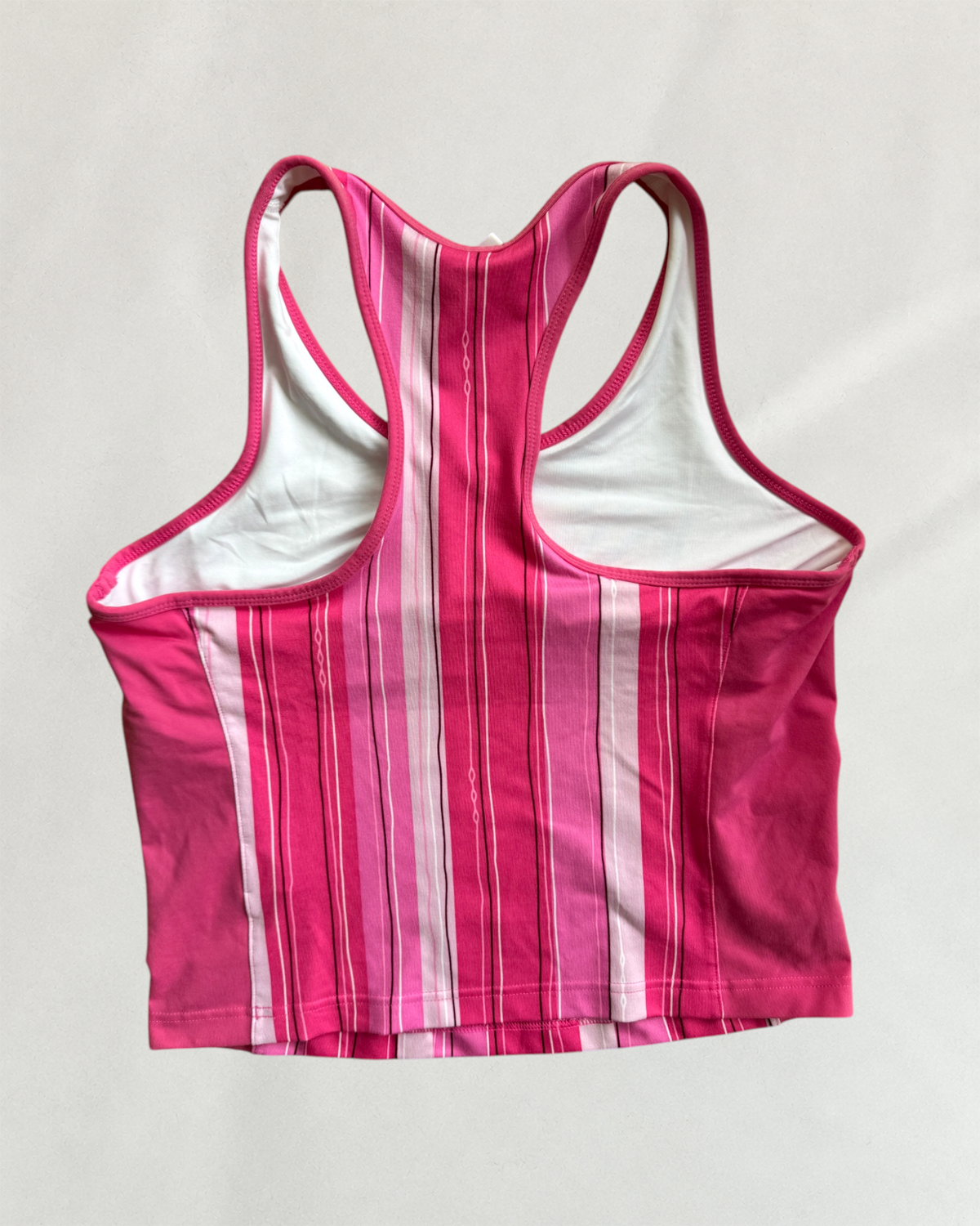 Adidas Pink Striped Top