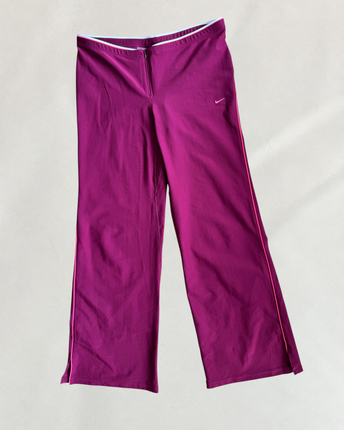 Nike Burgundy Flared Leggings