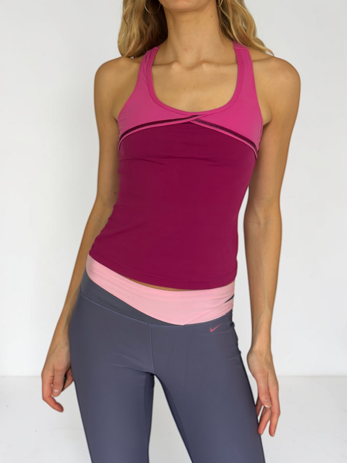 Nike Japan Twisted Pink & Purple Top