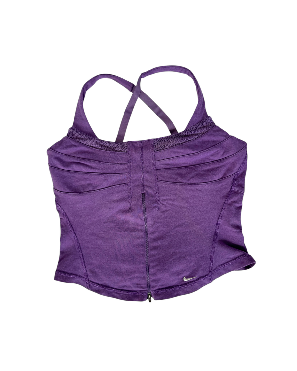 Nike Japan Purple Glitter Zip-Up Top