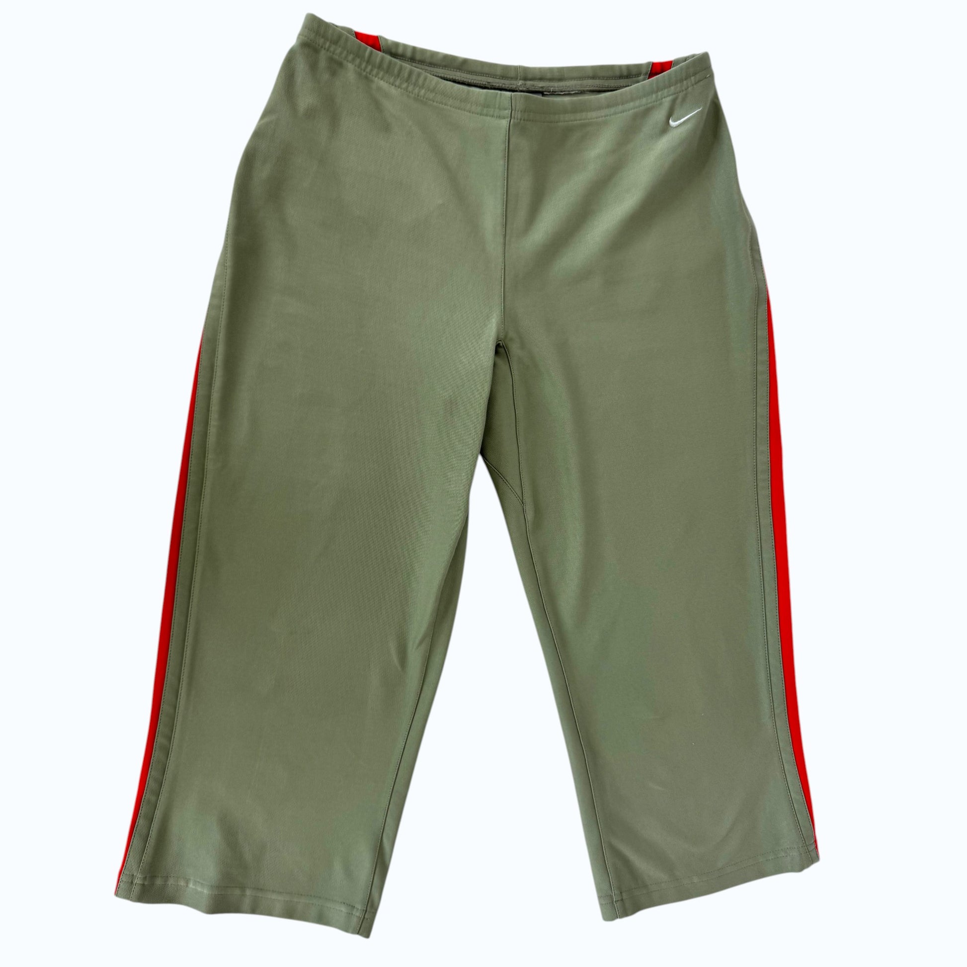 Nike capri front flat lay
