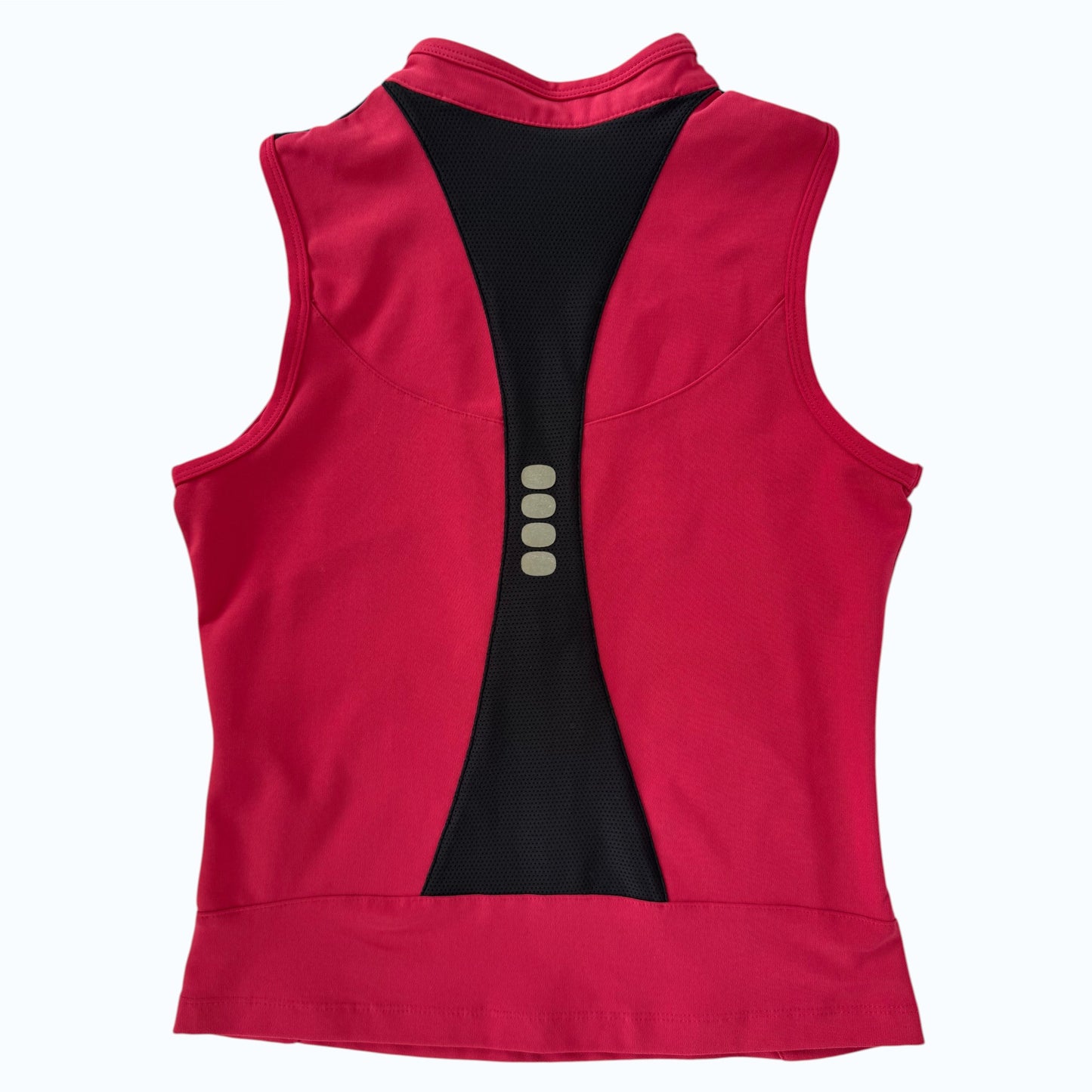 Nike zip up pink top flat back