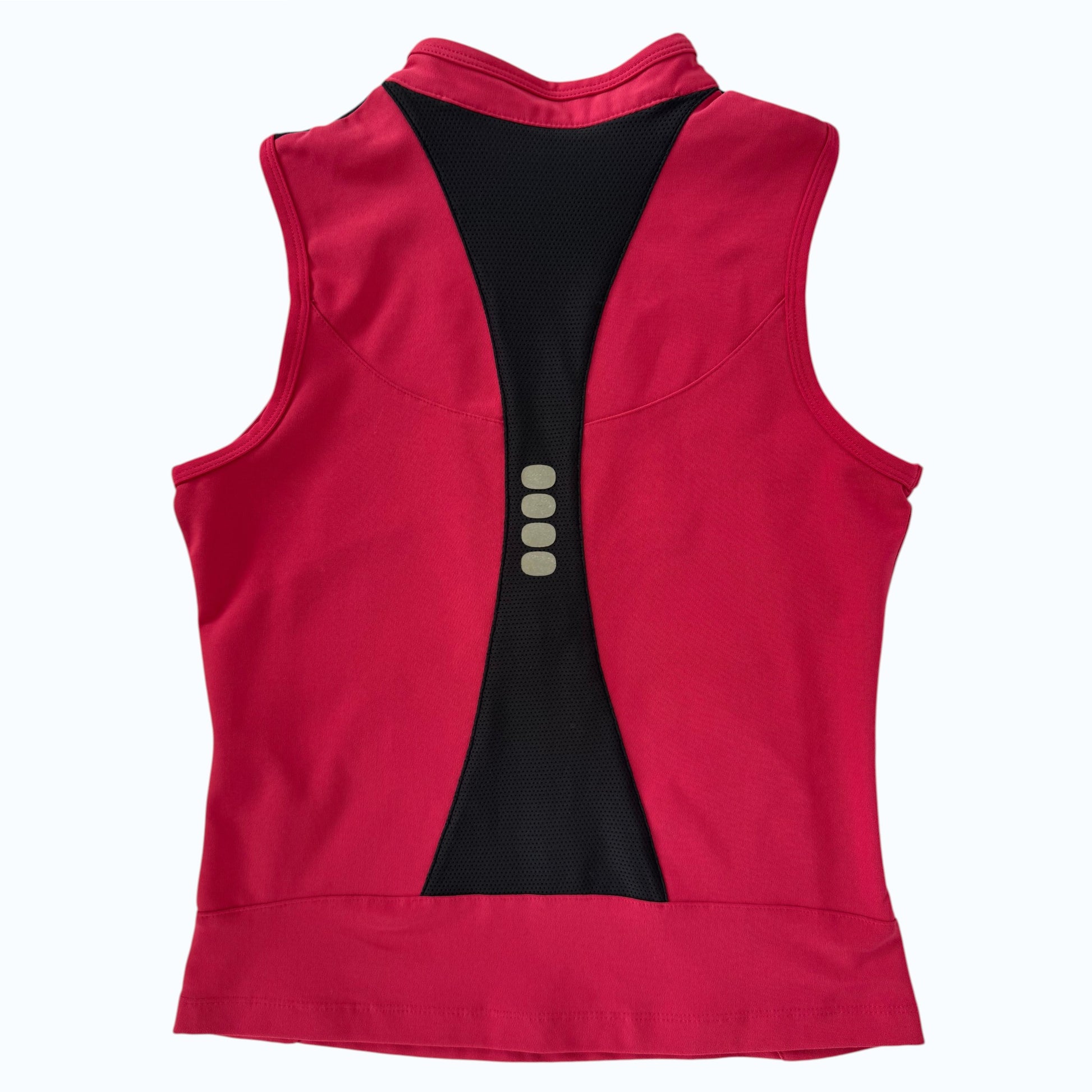 Nike zip up pink top flat back