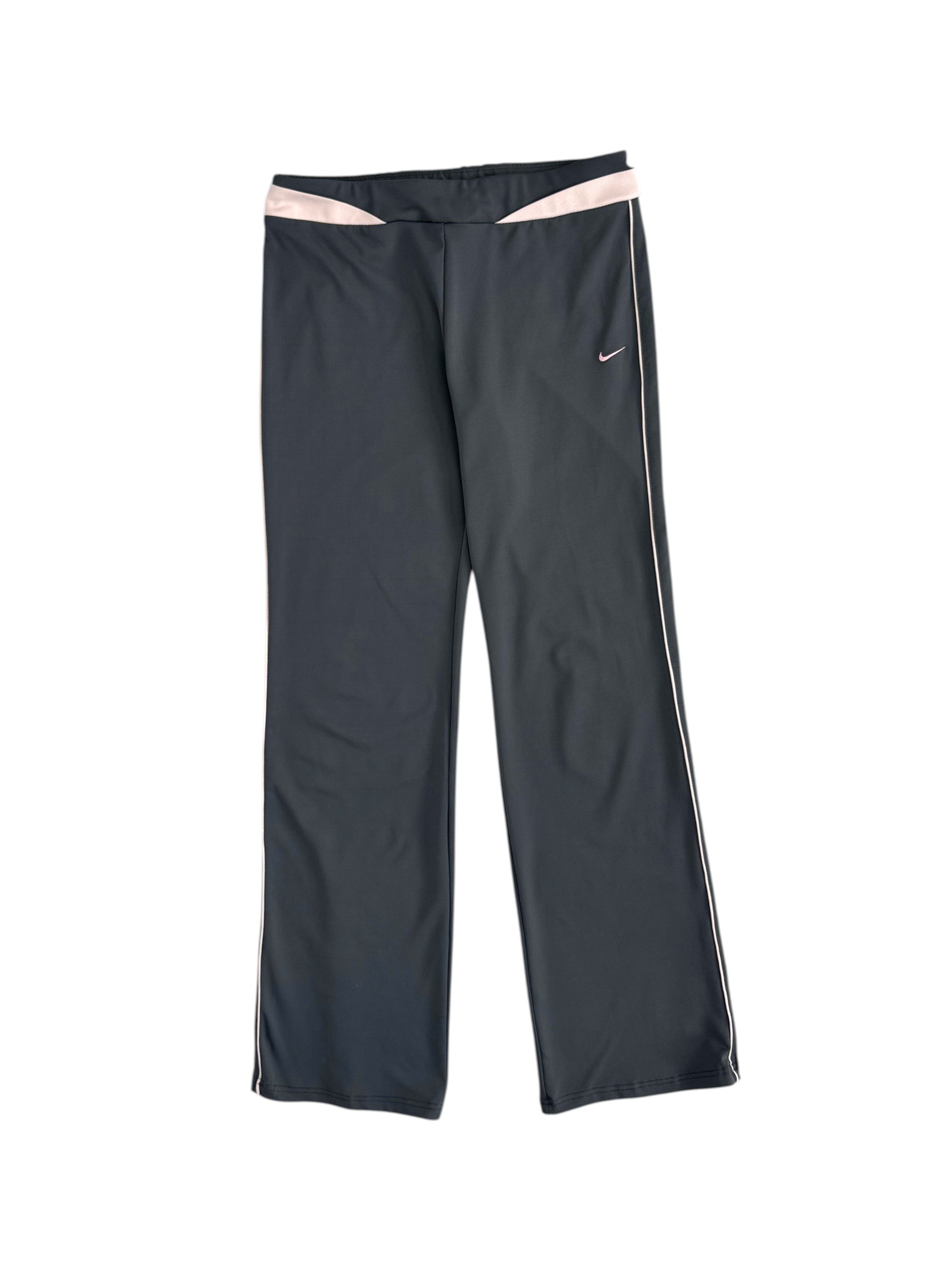 Nikebluchpinkwaistleggingfront