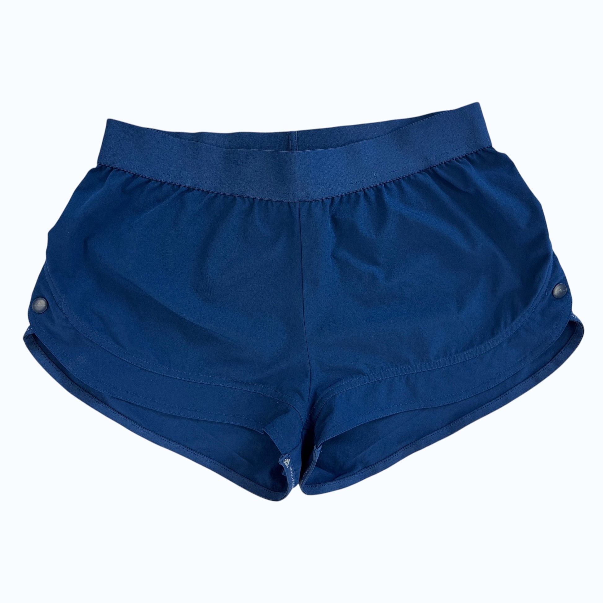 adidas stella mccartney button shorts flat front