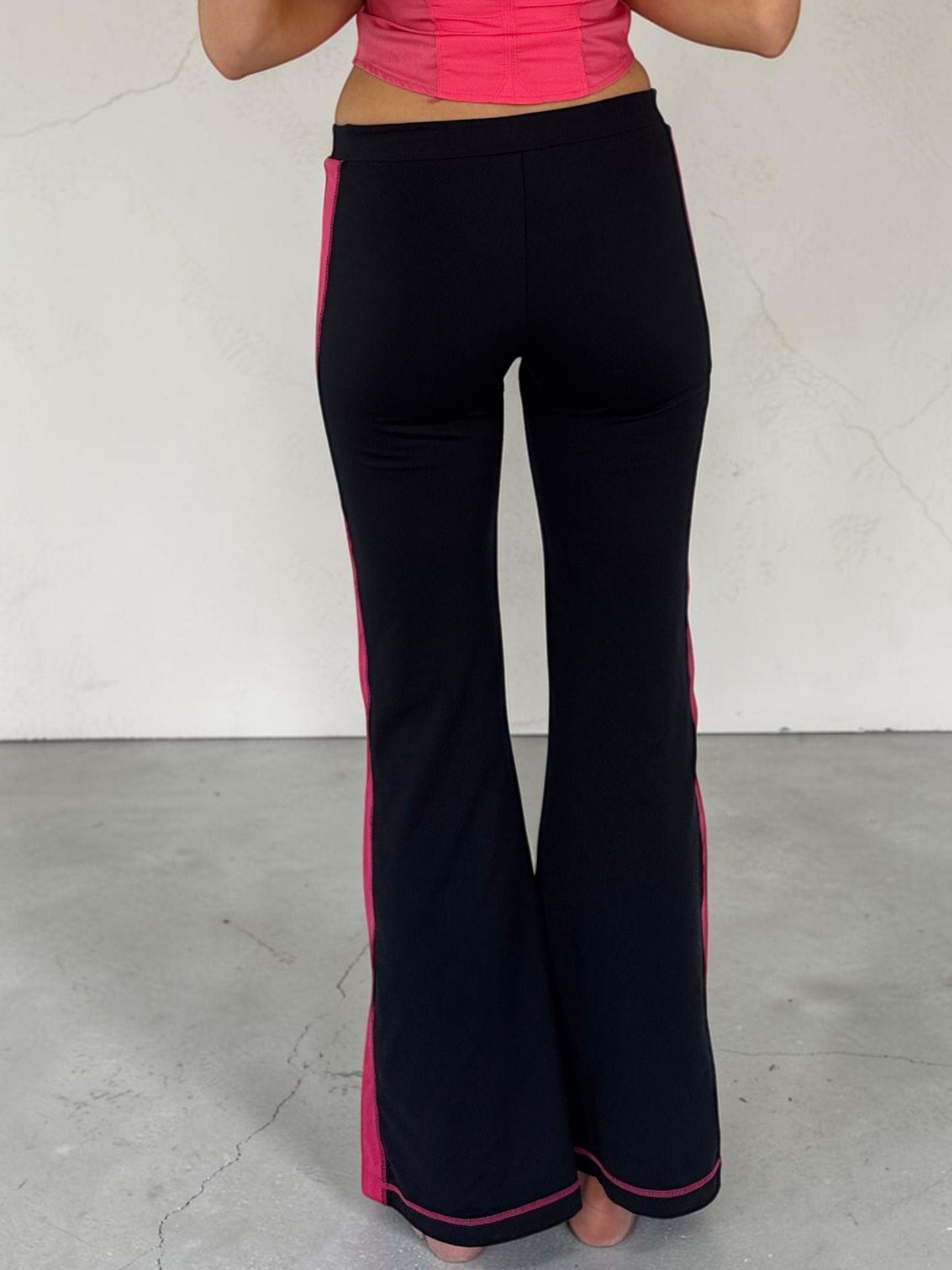 adidasbigpinkstripeleggingsback