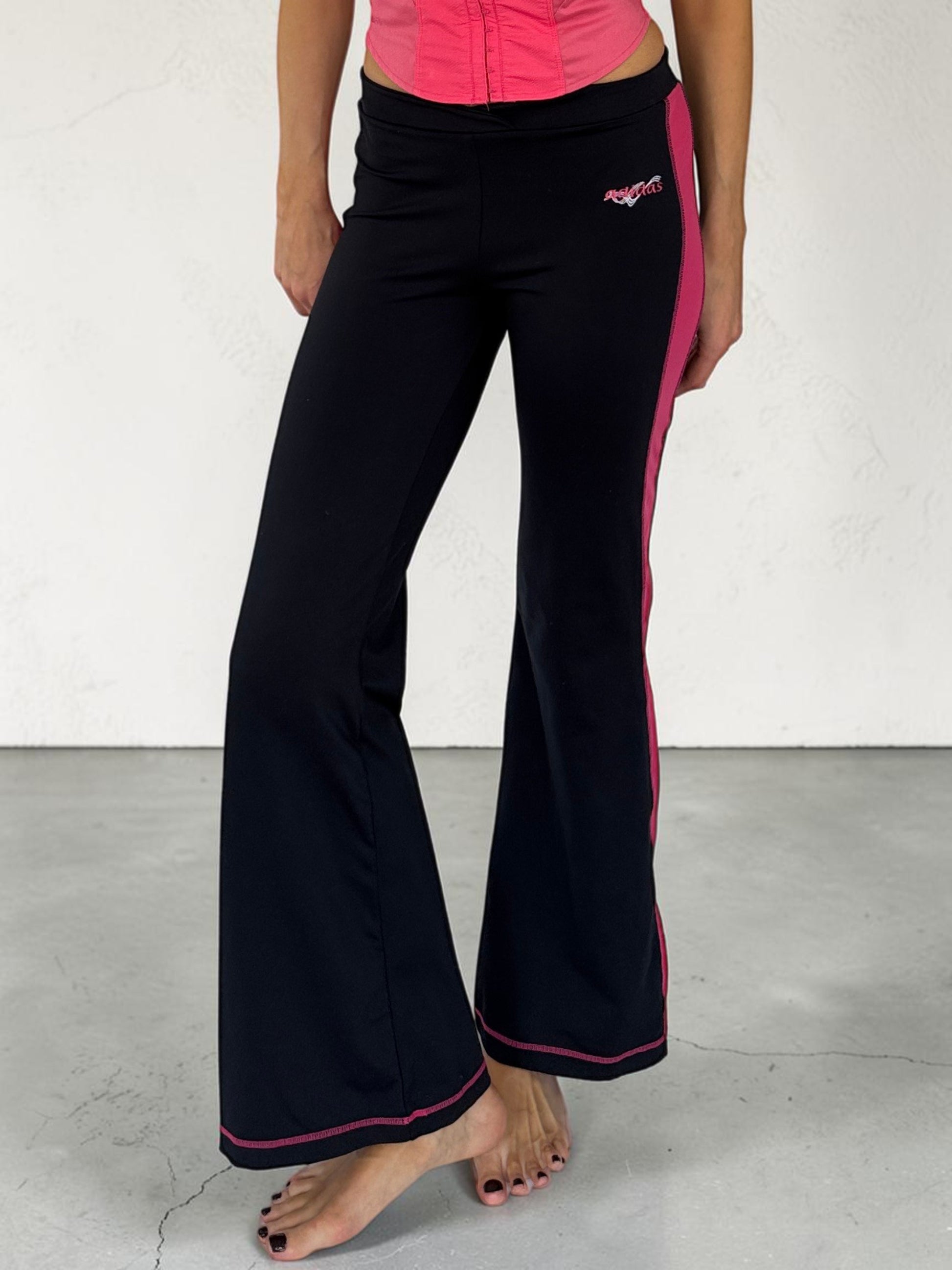 adidasbigpinkstripeleggingsfront