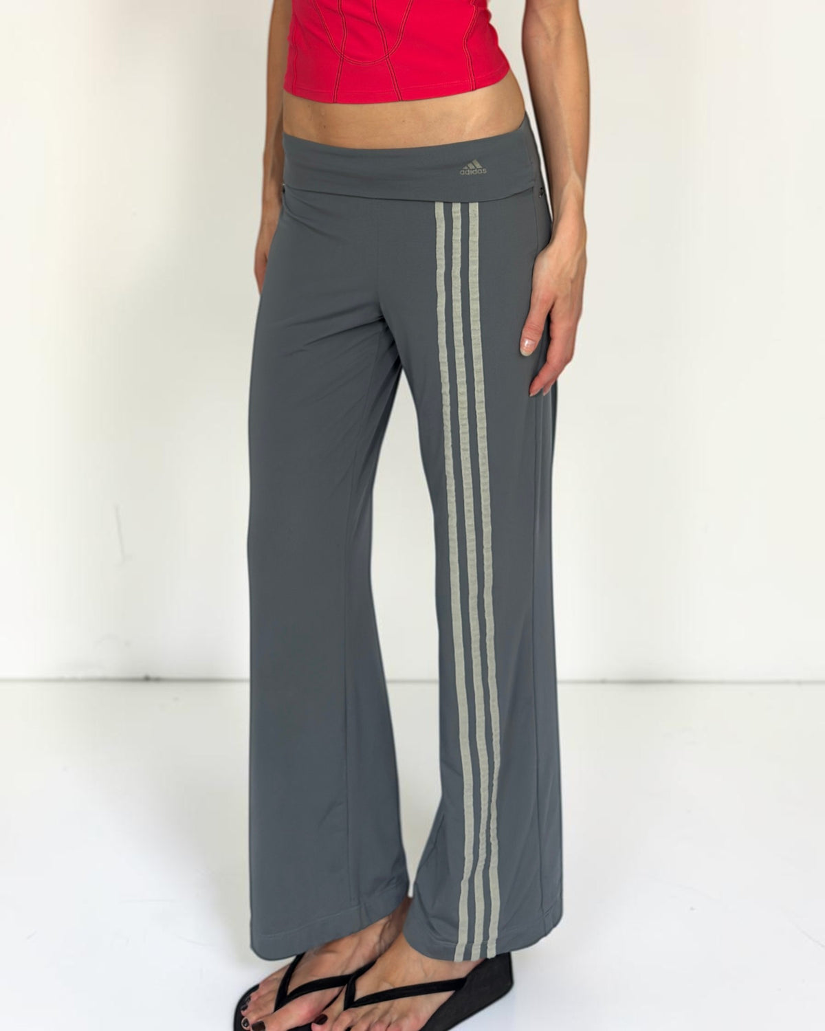 Adidas ClimaCool Grey Flared Leggings